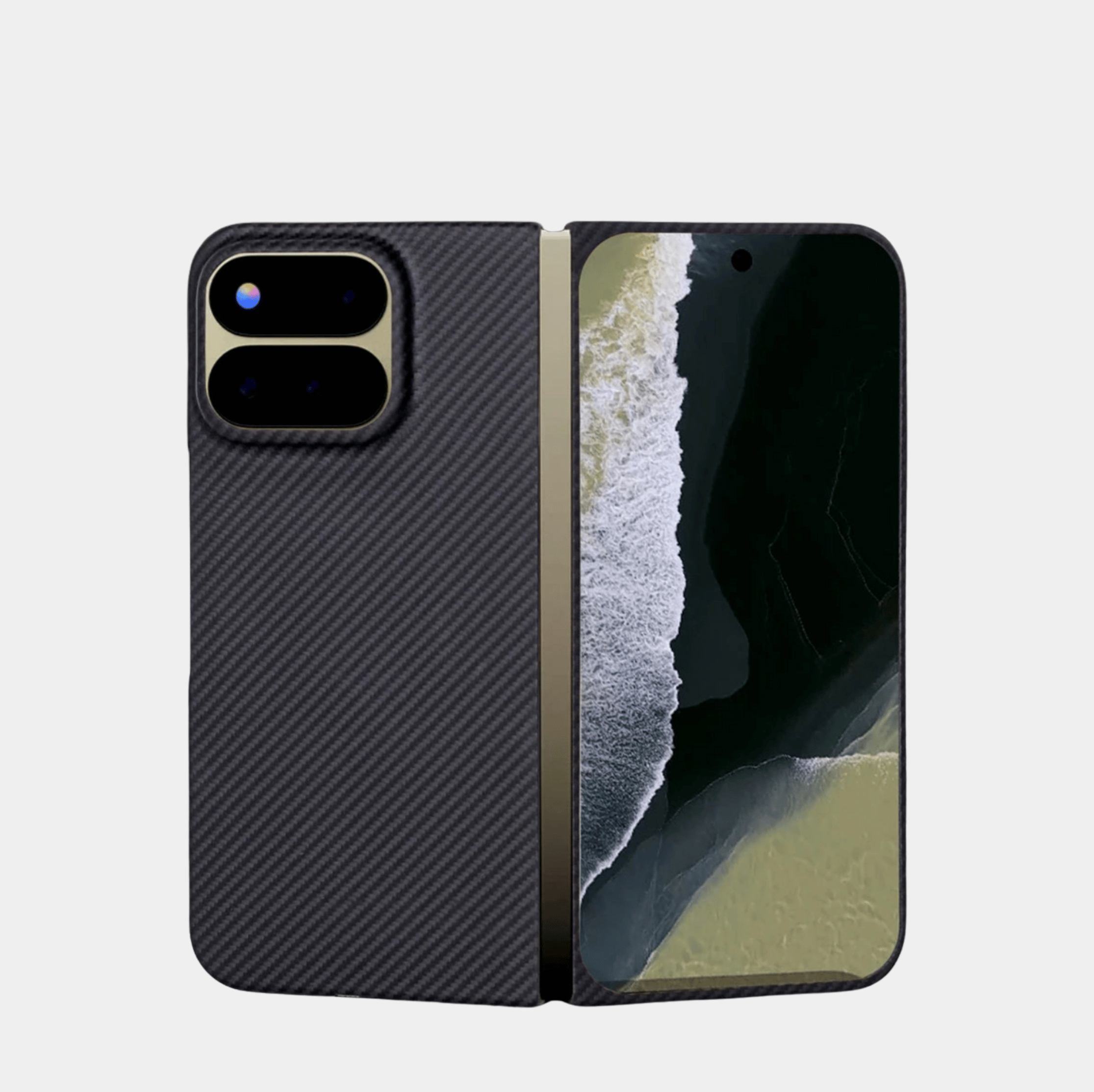 Google Pixel Fold 9-10-11  Pro Stealth Karbon™ MagSafe Case Karbon Technik