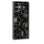 Samsung Galaxy Forged Carbon Fiber Case in Black with gold Flake