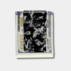 Forged Karbon™ money clip in black composite holding bills by Karbon Technik.